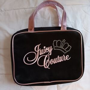 Juicy Couture Travel Makeup Bag Black/Pink